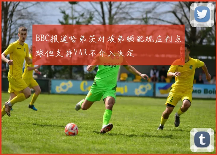 BBC报道哈弗茨对埃弗顿犯规应判点球但支持VAR不介入决定