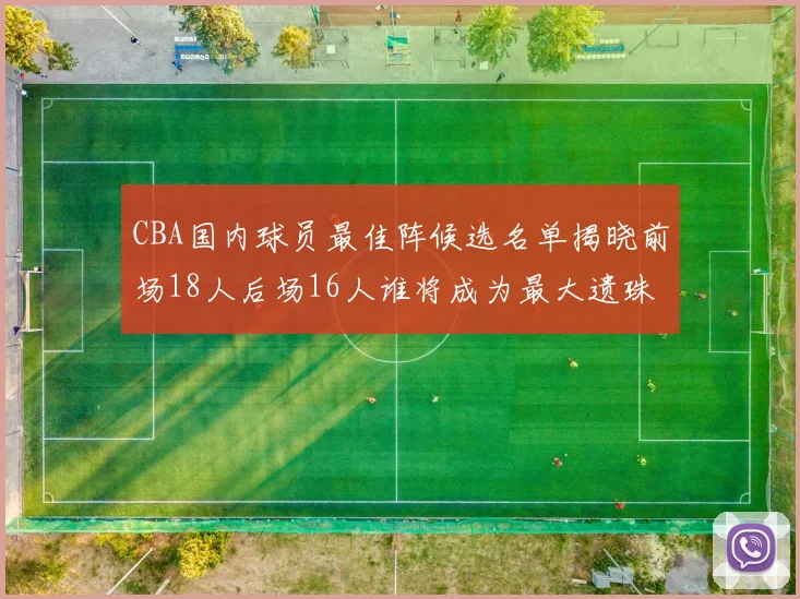 CBA国内球员最佳阵候选名单揭晓前场18人后场16人谁将成为最大遗珠